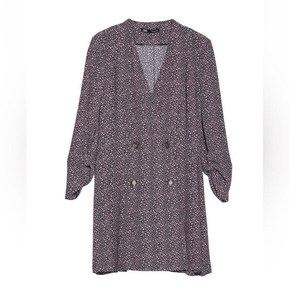 ZARA FLORAL PRINTED JUMPSUIT BLAZER - Picture 8 of 10